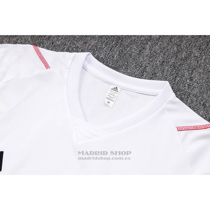 Chandal del Flamengo Manga Corta 2023-2024 Blanco - Pantalon Corto